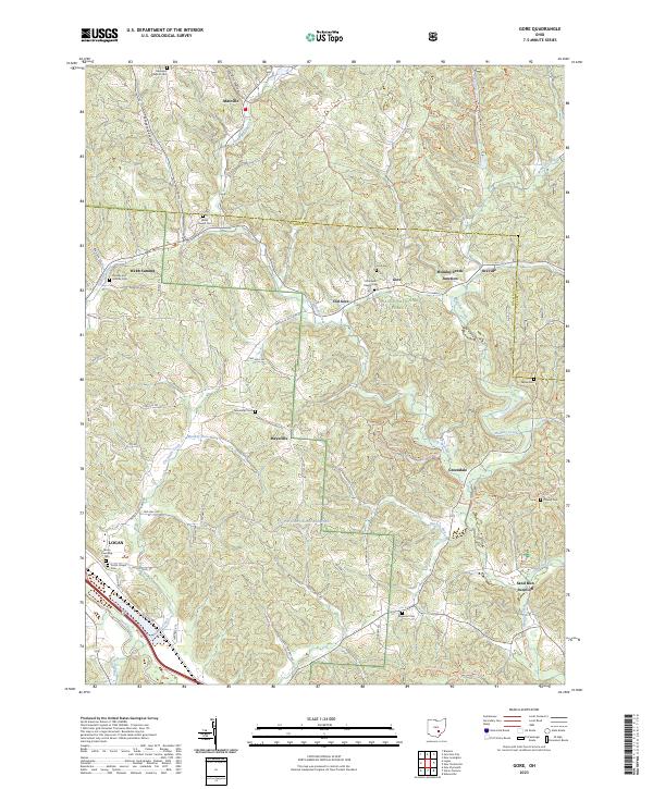USGS Topographic Map – Gore