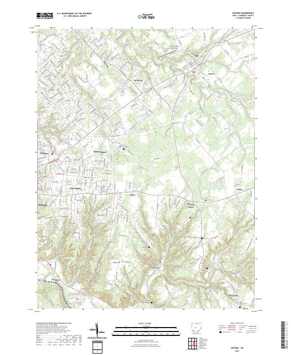 USGS Topographic Map – Goshen