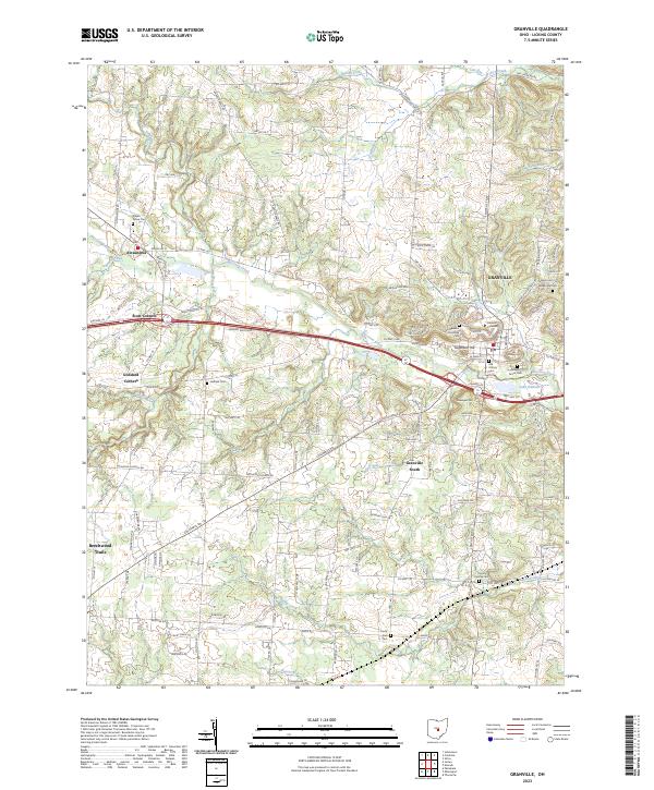 USGS Topographic Map – Granville