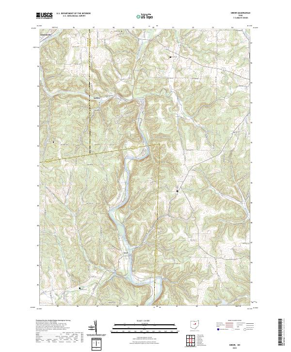 USGS Topographic Map – Greer