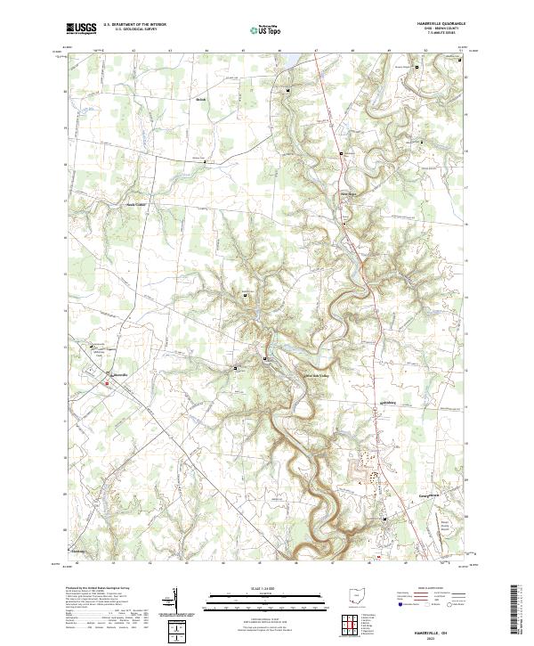 USGS Topographic Map – Hamersville