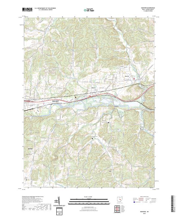USGS Topographic Map – Hanover
