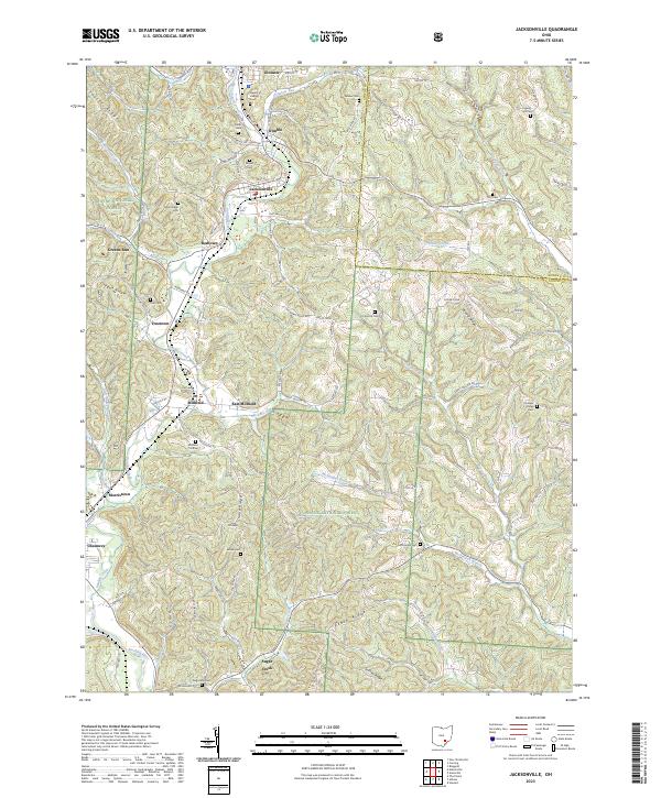 USGS Topographic Map – Jacksonville