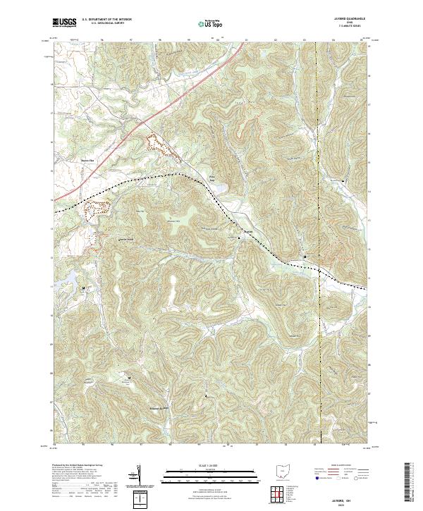 USGS Topographic Map – Jaybird