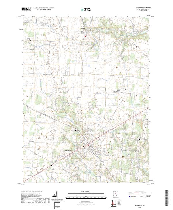 USGS Topographic Map – Johnstown