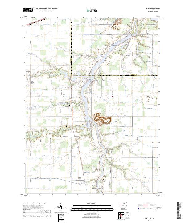 USGS Topographic Map – Junction