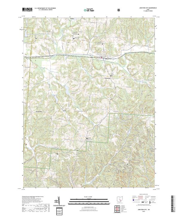 USGS Topographic Map – Junction City