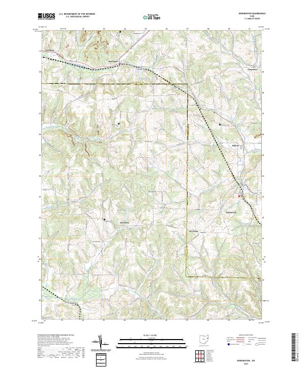 USGS Topographic Map – Kensington