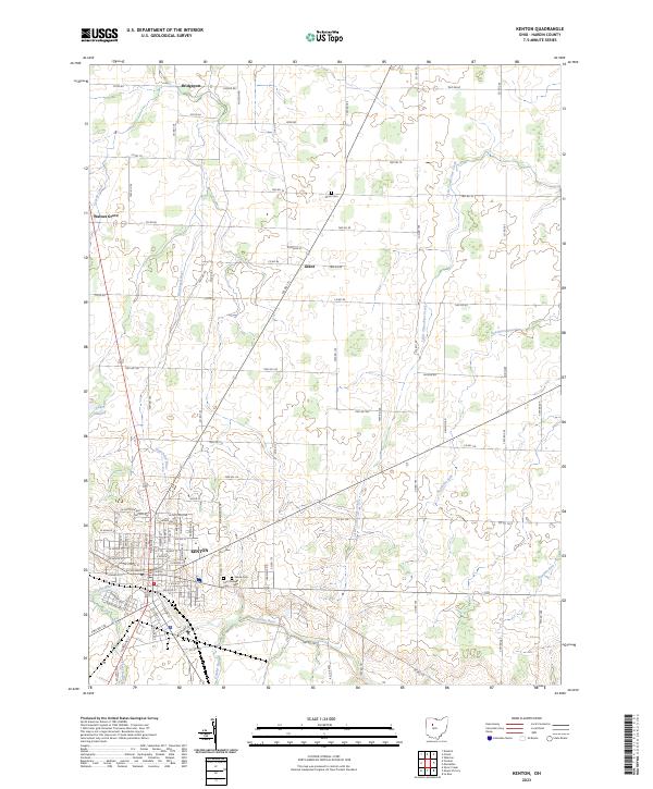 USGS Topographic Map – Kenton