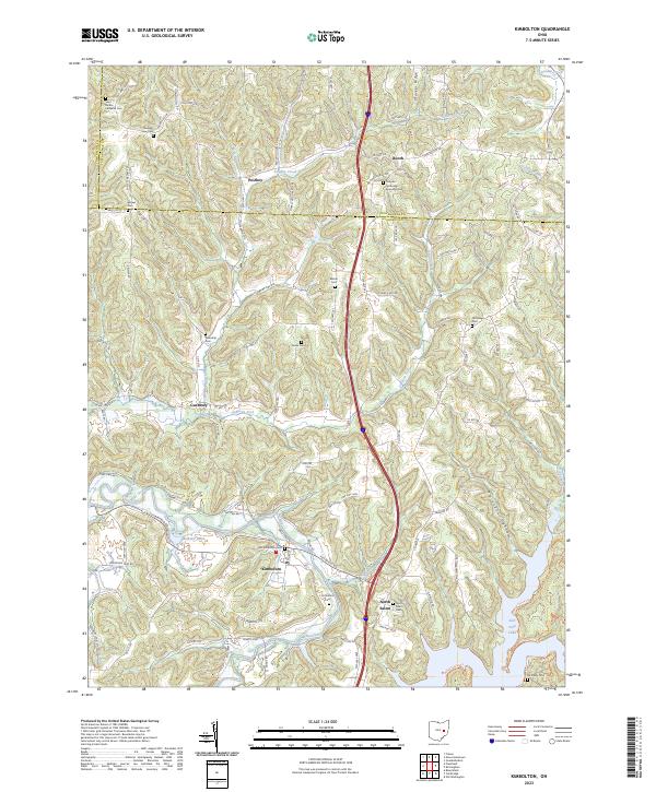USGS Topographic Map – Kimbolton