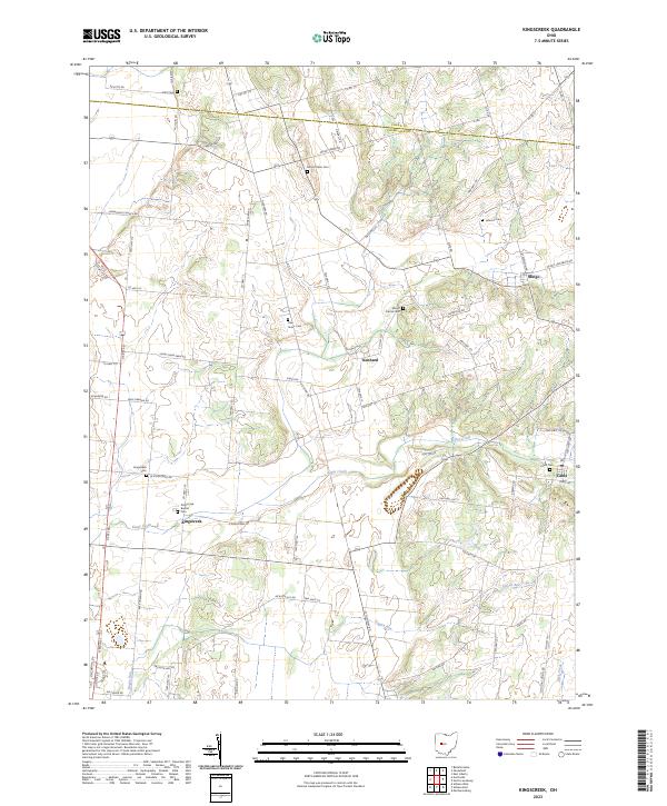 USGS Topographic Map – Kingscreek