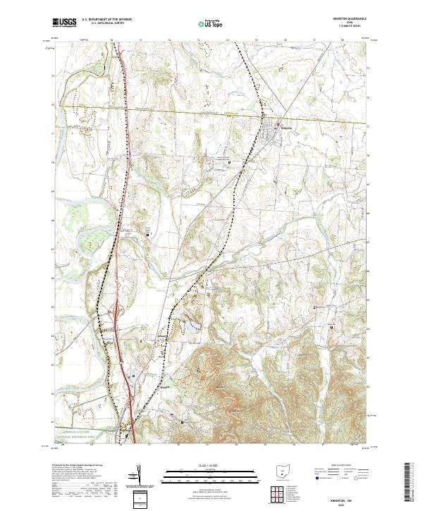 USGS Topographic Map – Kingston