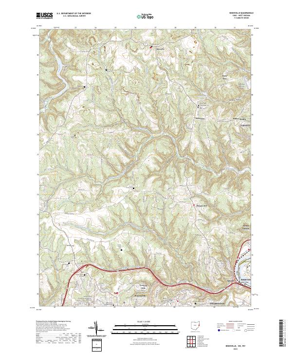 USGS Topographic Map – Knoxville