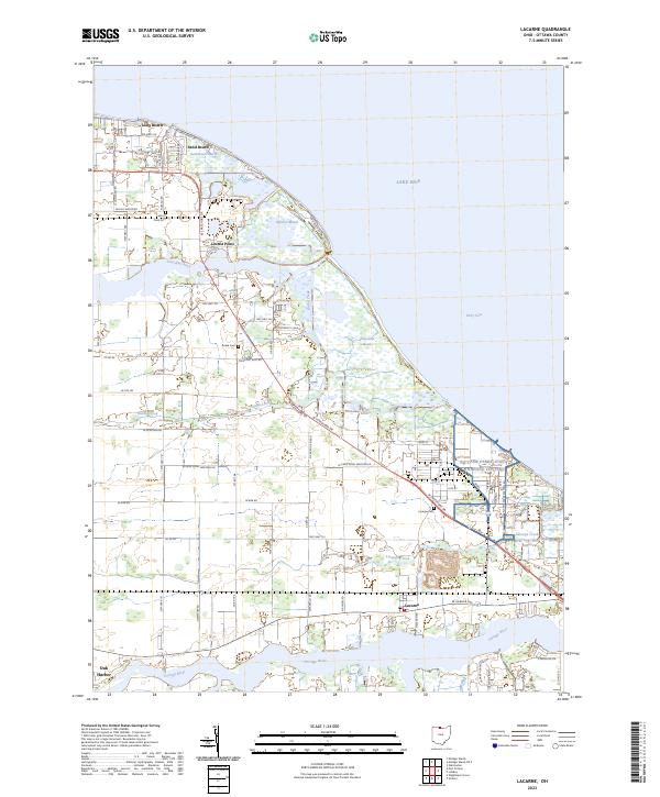 USGS Topographic Map – Lacarne