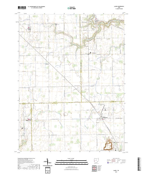 USGS Topographic Map – Laura