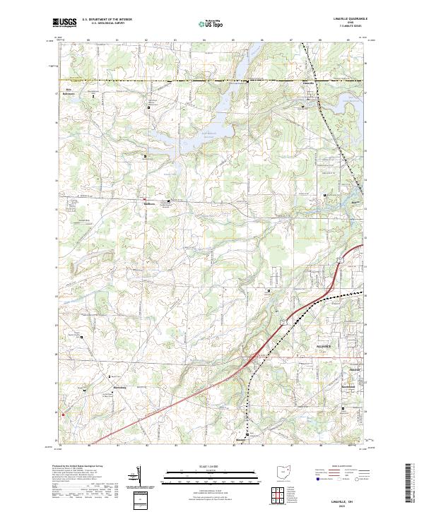 USGS Topographic Map – Limaville