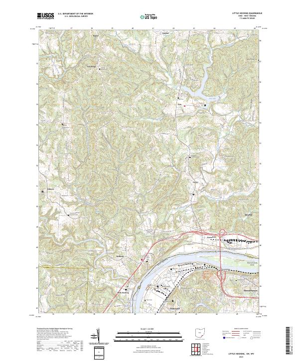 USGS Topographic Map – Little Hocking