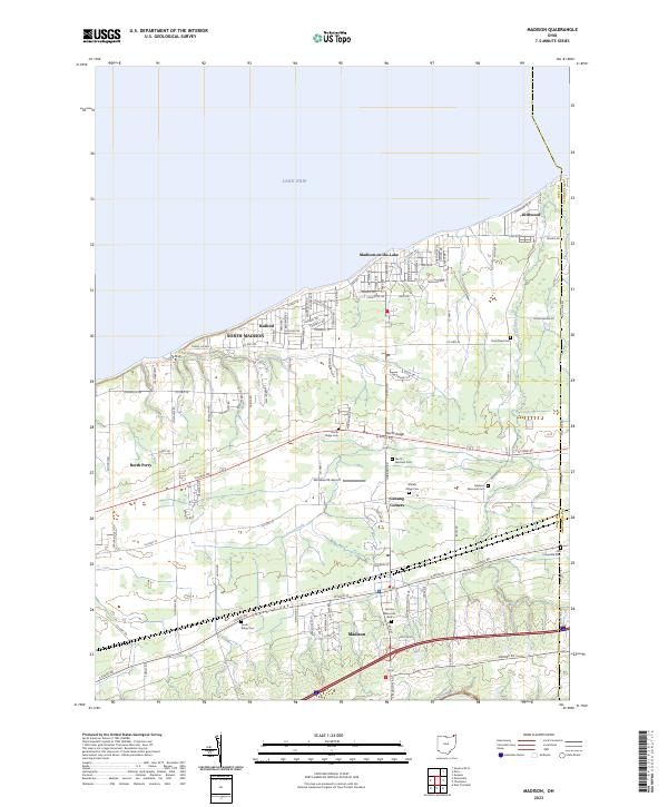 USGS Topographic Map – Madison