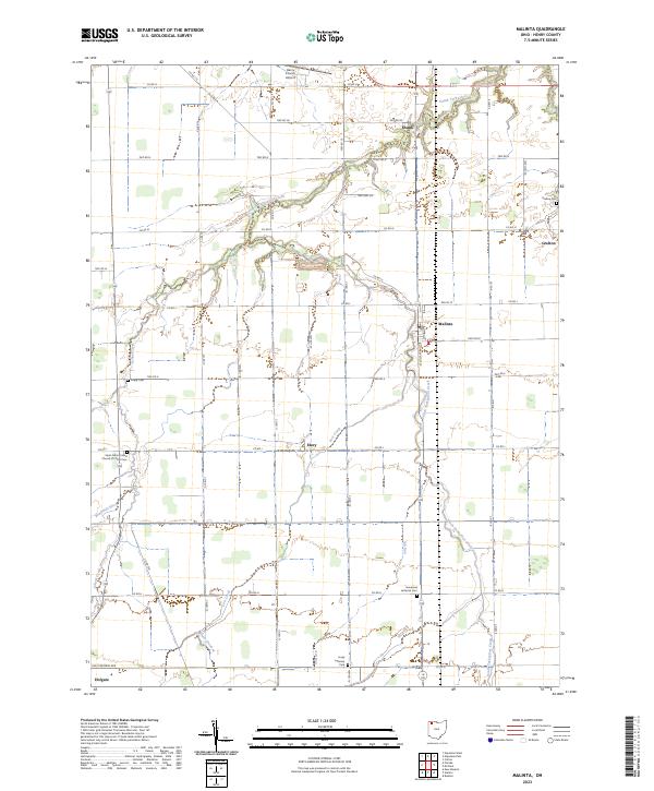 USGS Topographic Map – Malinta
