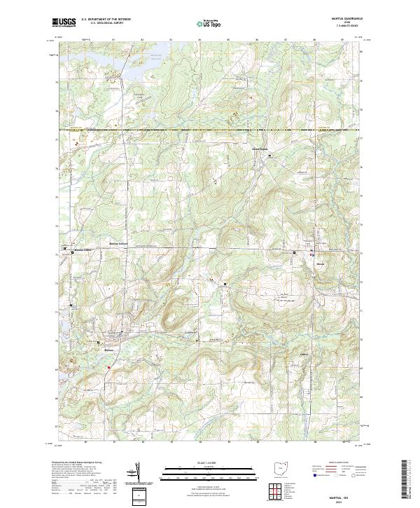 USGS Topographic Map – Mantua