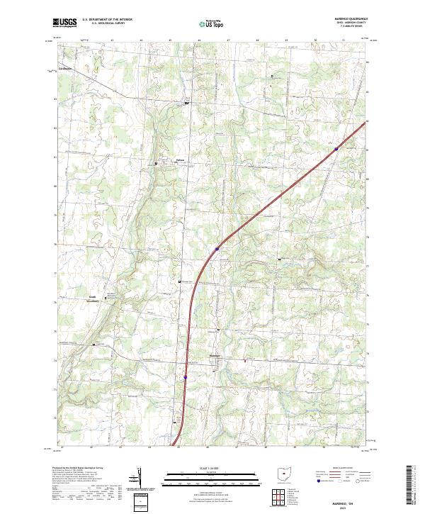 USGS Topographic Map – Marengo
