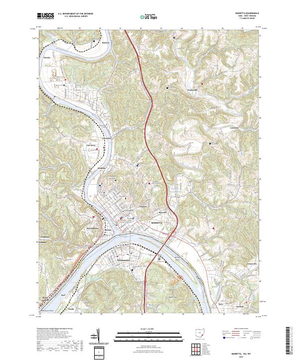 USGS Topographic Map – Marietta