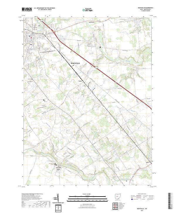 USGS Topographic Map – Marysville