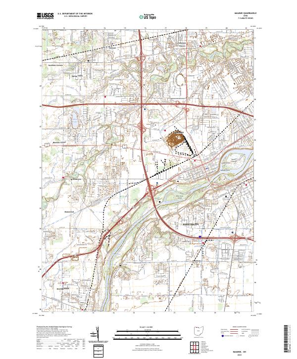 USGS Topographic Map – Maumee
