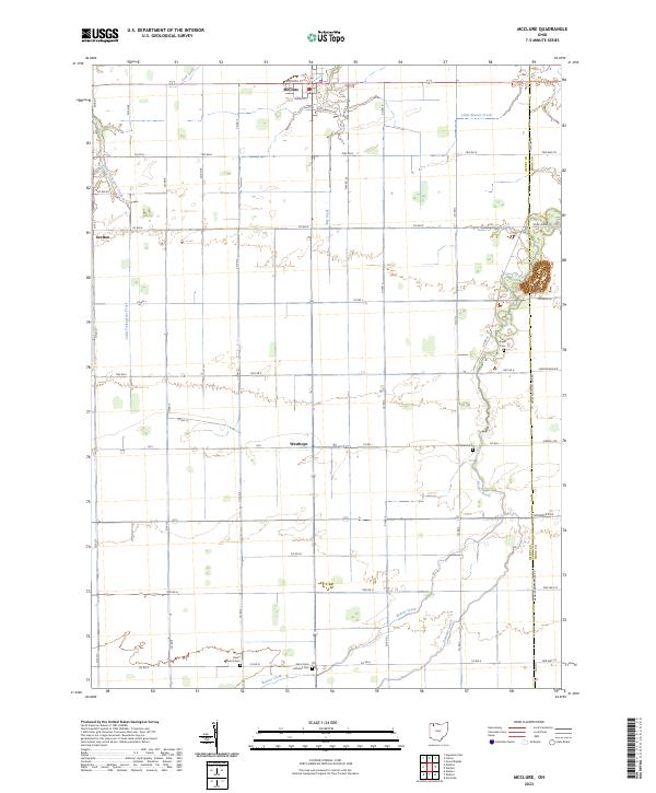 USGS Topographic Map – McClure