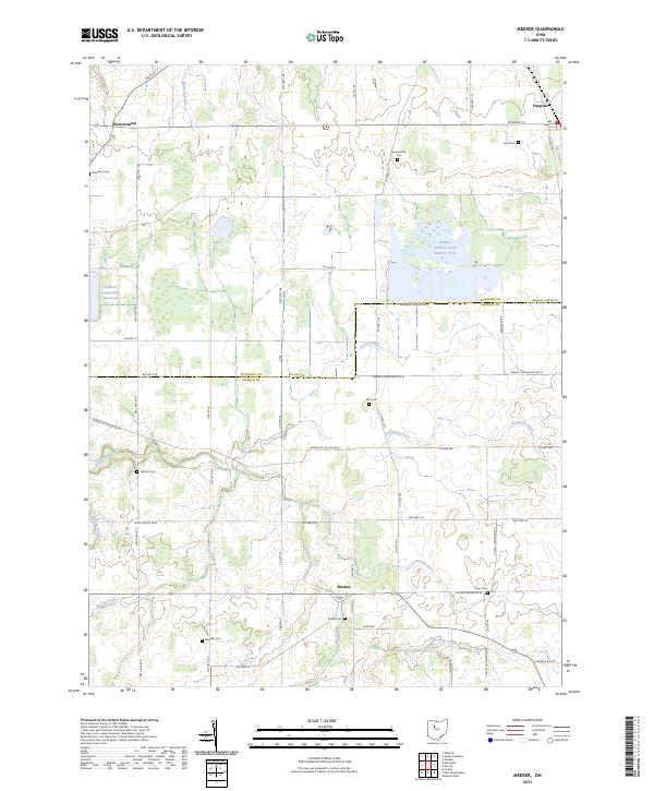 USGS Topographic Map – Meeker
