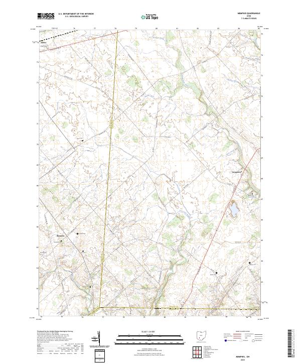USGS Topographic Map – Memphis