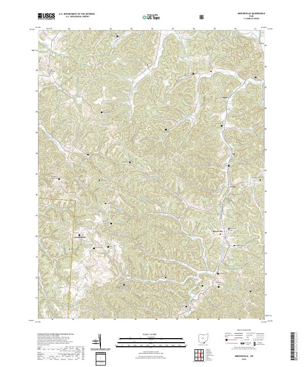 USGS Topographic Map – Mercerville