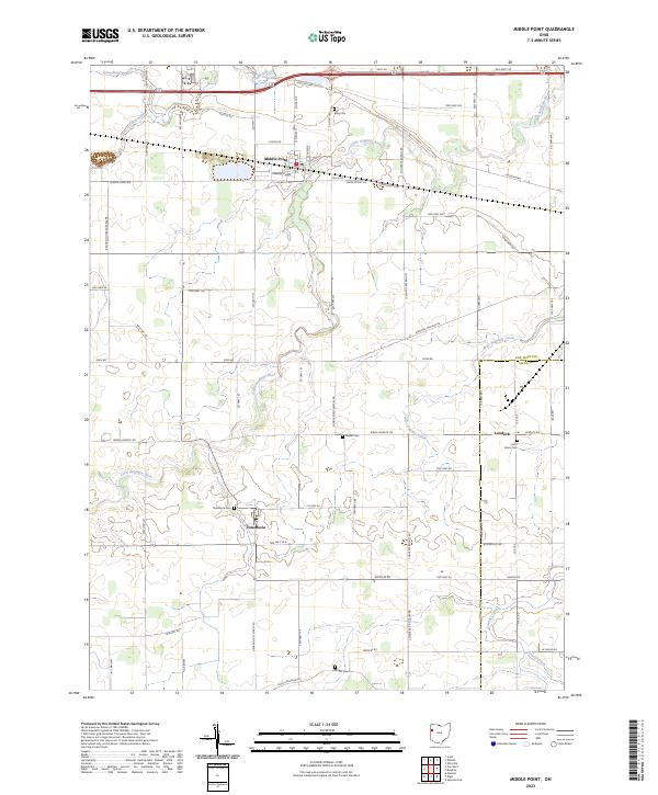 USGS Topographic Map – Middle Point