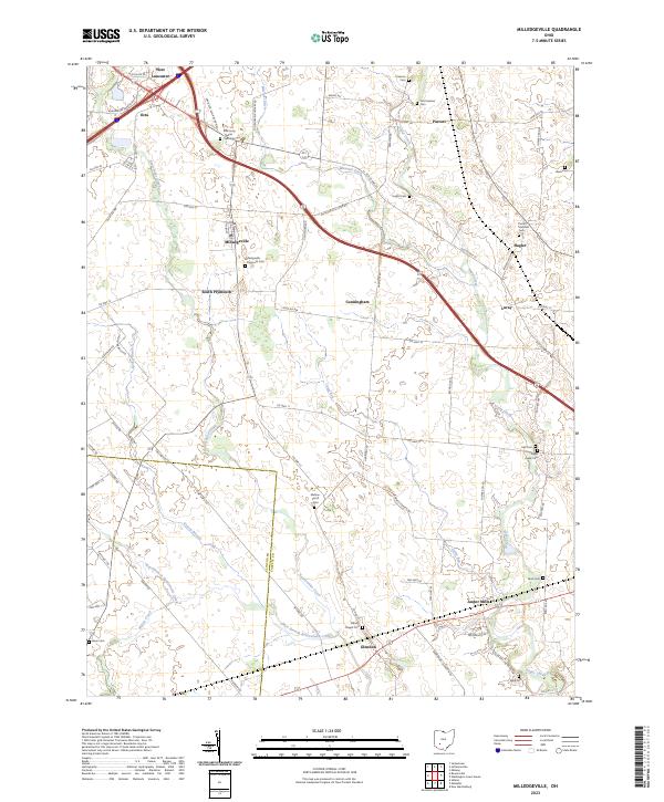 USGS Topographic Map – Milledgeville