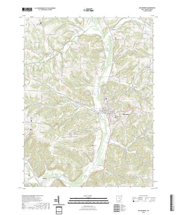 USGS Topographic Map – Millersburg