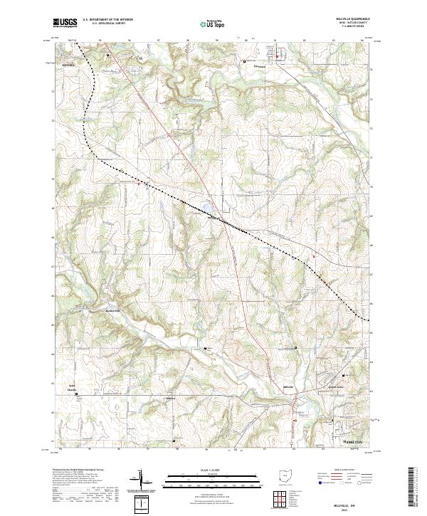 USGS Topographic Map – Millville