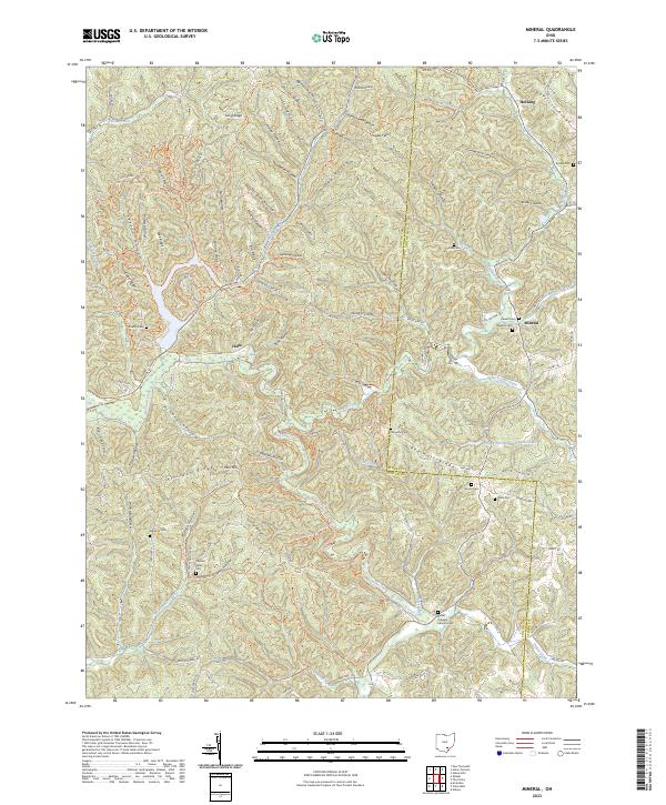 USGS Topographic Map – Mineral