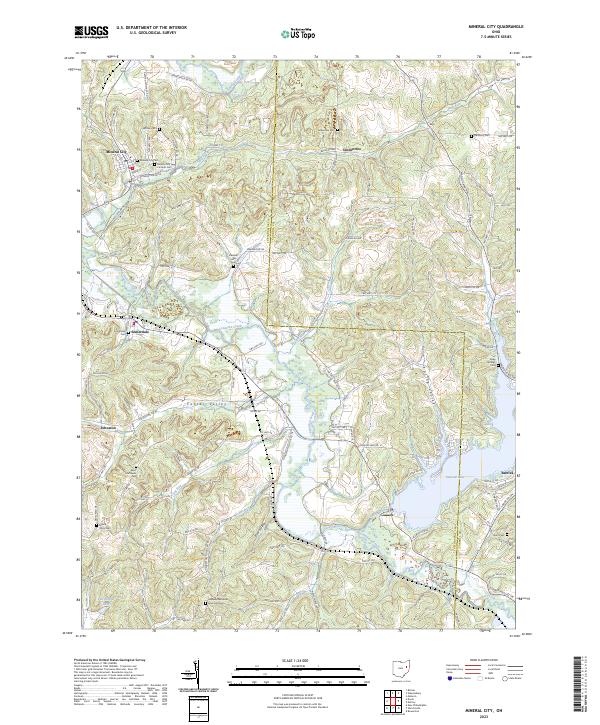 USGS Topographic Map – Mineral City