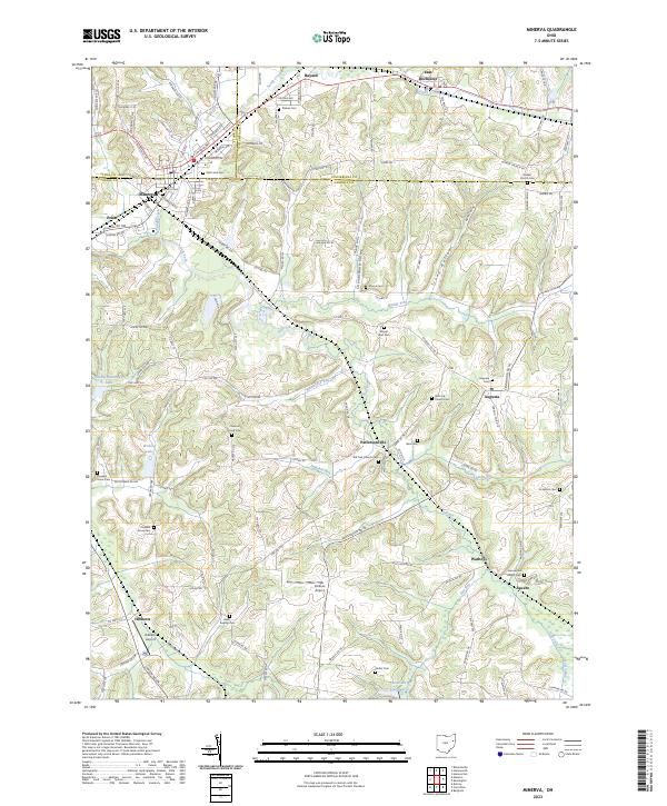 USGS Topographic Map – Minerva