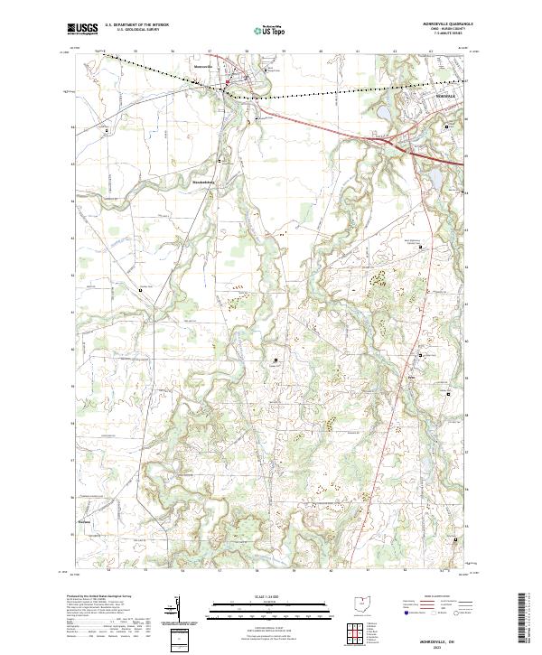 USGS Topographic Map – Monroeville