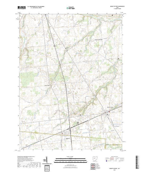USGS Topographic Map – Mount Victory