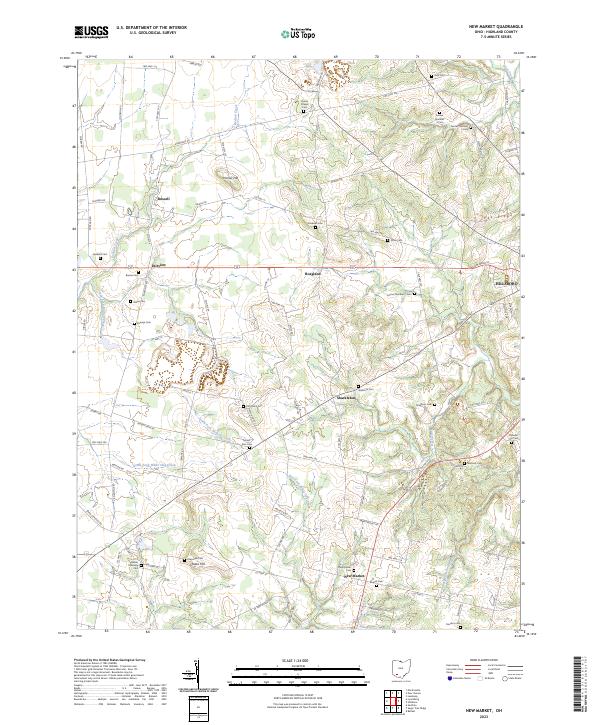 USGS Topographic Map – New Market