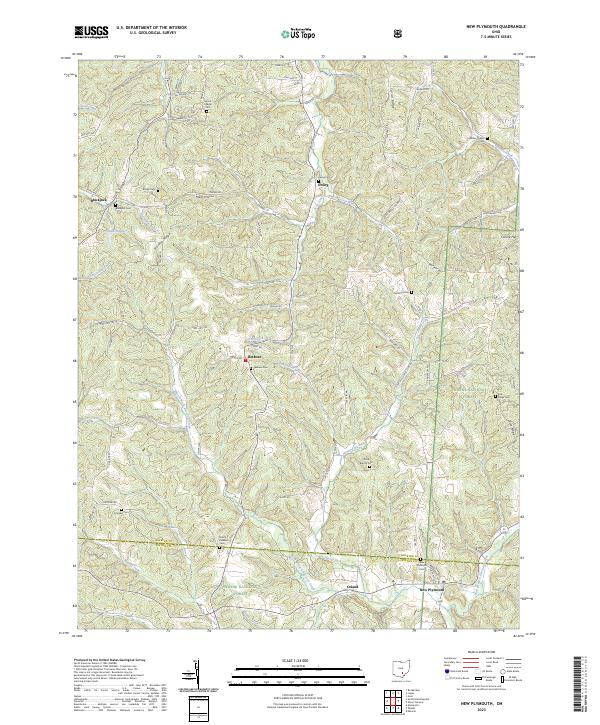 USGS Topographic Map – New Plymouth