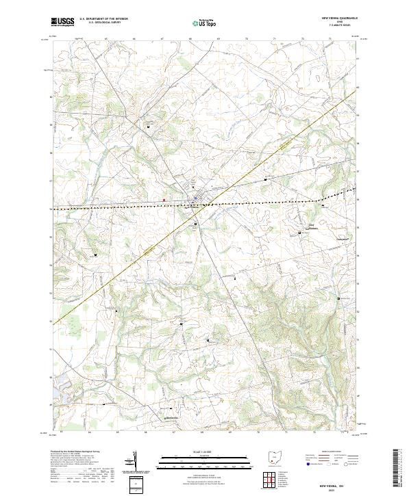 USGS Topographic Map – New Vienna