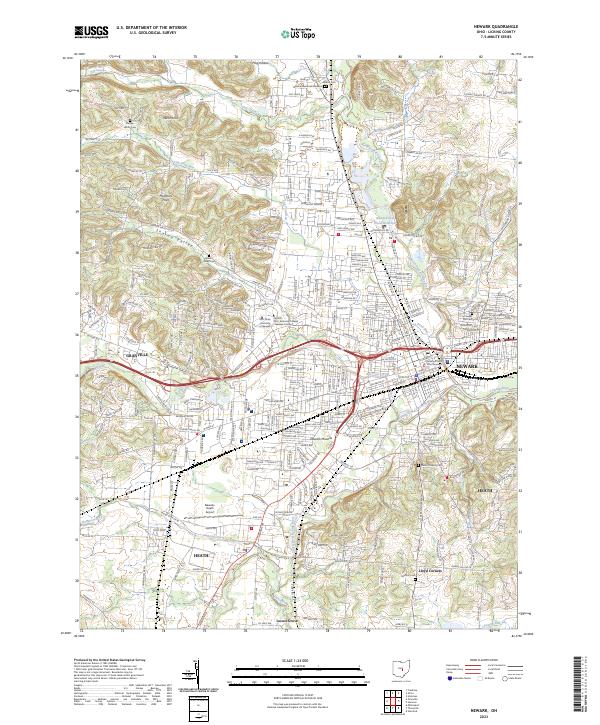 USGS Topographic Map – Newark