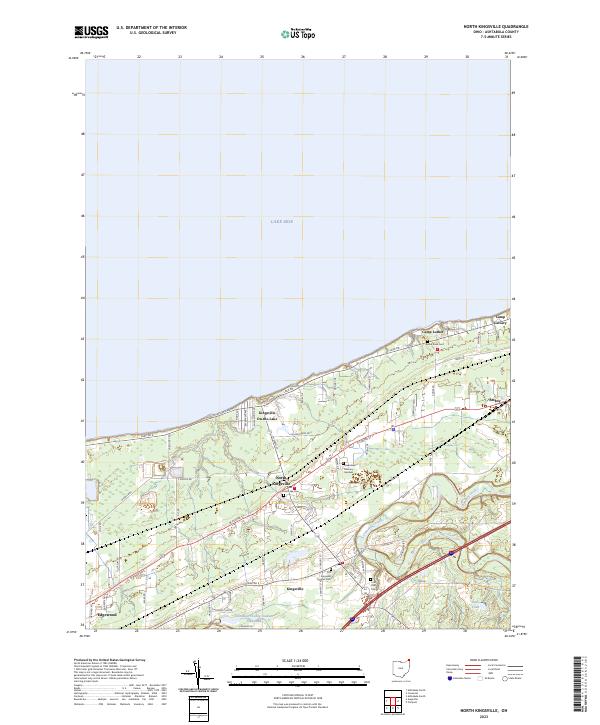 USGS Topographic Map – North Kingsville