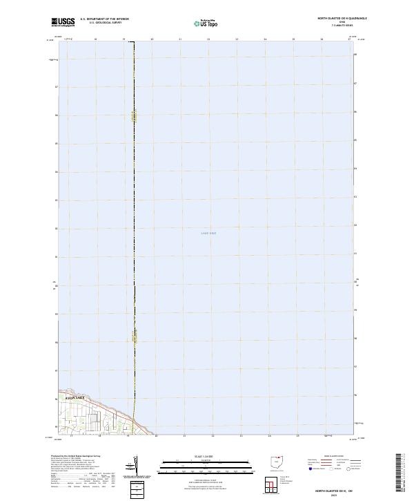 2023 Map of North Olmsted OE N, 2023 Print