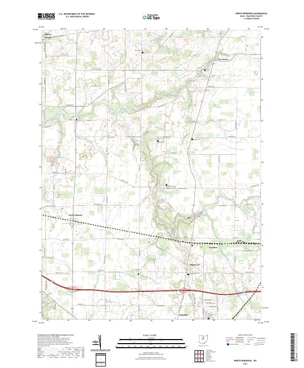 USGS Topographic Map – North Robinson