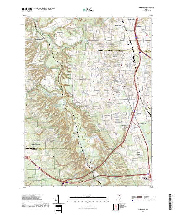 USGS Topographic Map – Northfield