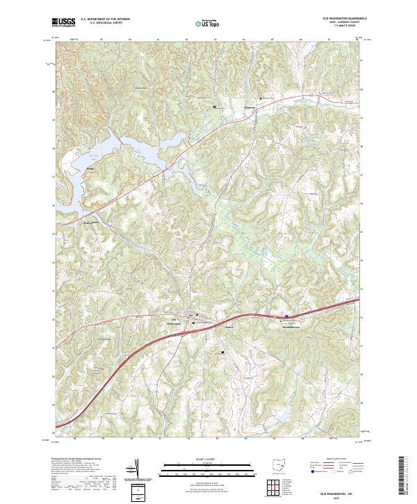 USGS Topographic Map – Old Washington